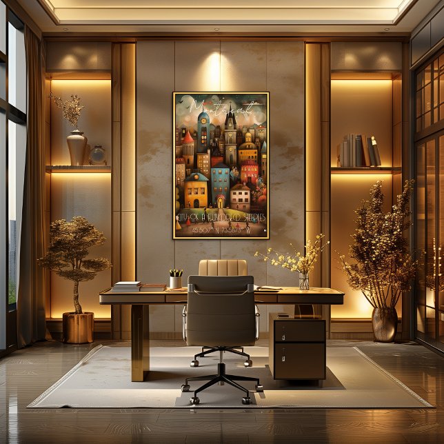 Montreal: City of a Hundred Steeples, Whimsical Ar Poster (Creator Uploaded)