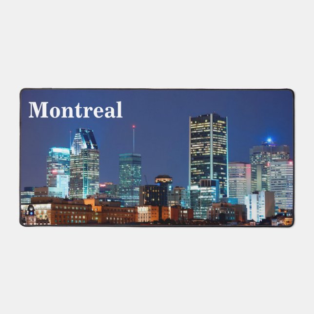 Montreal Cityscape Desk Mat (Front)