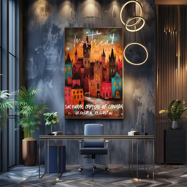 Montreal: Cultural Capital of Canada with Architec Poster (Creator Uploaded)
