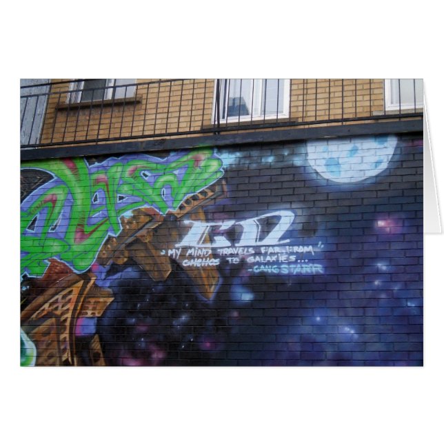 Montreal Graffiti Card (Front Horizontal)