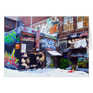 MONTREAL GRAFFITI CARD #1