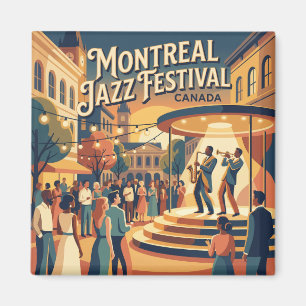 Montreal Jazz Festival Canada Magnet