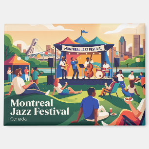 Montreal Jazz Festival Canada Magnet