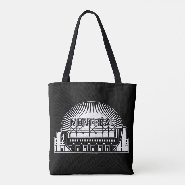 Montréal Landmark Tote Bag (Back)