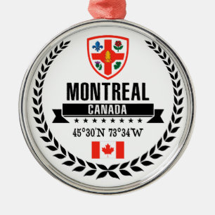 Montreal Metal Ornament
