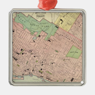 Montreal Metal Tree Decoration