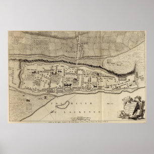 Montreal or Ville Marie Poster