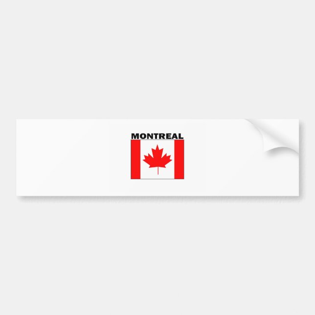 Montreal, Quebec Bumper Sticker (Front)