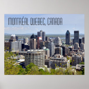 Montréal Quebec Canada Poster