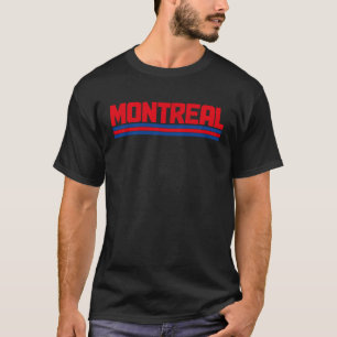 Montreal Quebec Canada Vintage Retro Pride Canadia T-Shirt