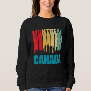 Montreal Retro Canada Vintage Montreal Quebec Sweatshirt