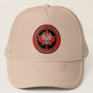 Montreal Round Polish Canadian Leaf Trucker Hat