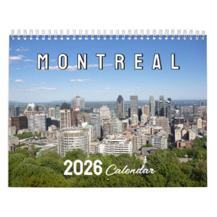 Montreal Scenic Photography Calendar