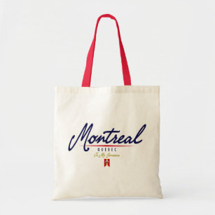 Montreal Script Tote Bag