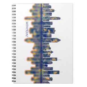 Montreal Skyline Notebook