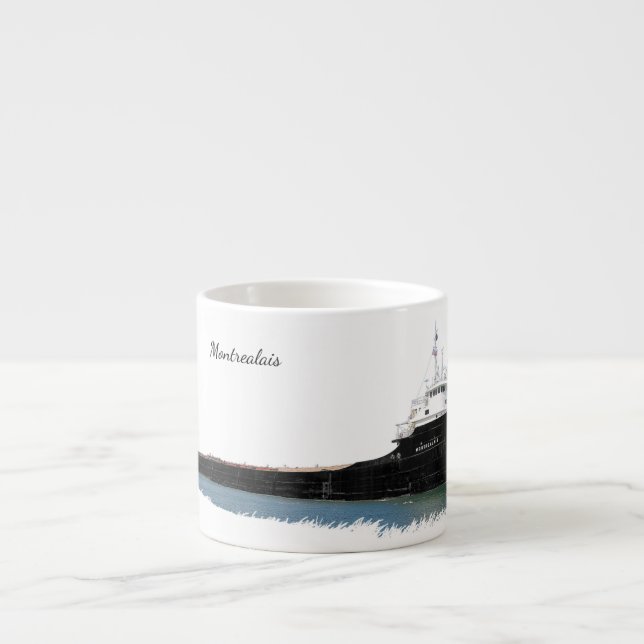 Montrealais cutout espresso mug (Front)