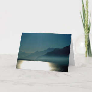 Montreux Lake Geneva Holiday Card