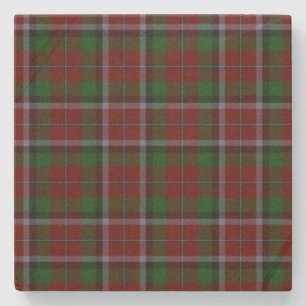 Montrose Clan Tartan Plaid Stone Coaster