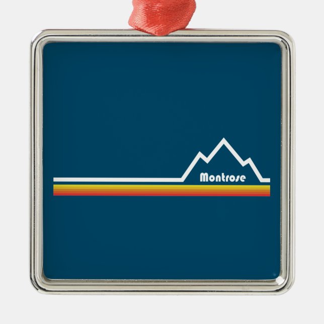 Montrose, Colorado Metal Ornament (Front)