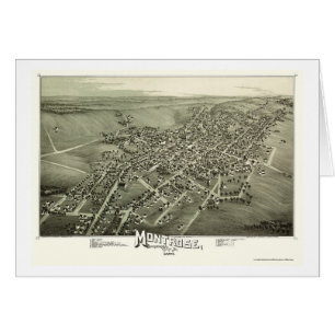 Montrose, PA Panoramic Map - 1890