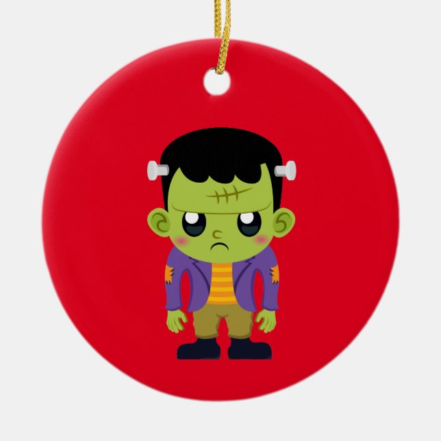 Montrouis Halloween Ceramic Ornament (Front)