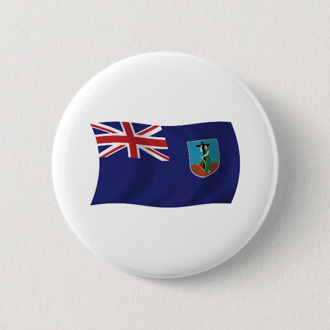 Montserrat Flag Button (Front)