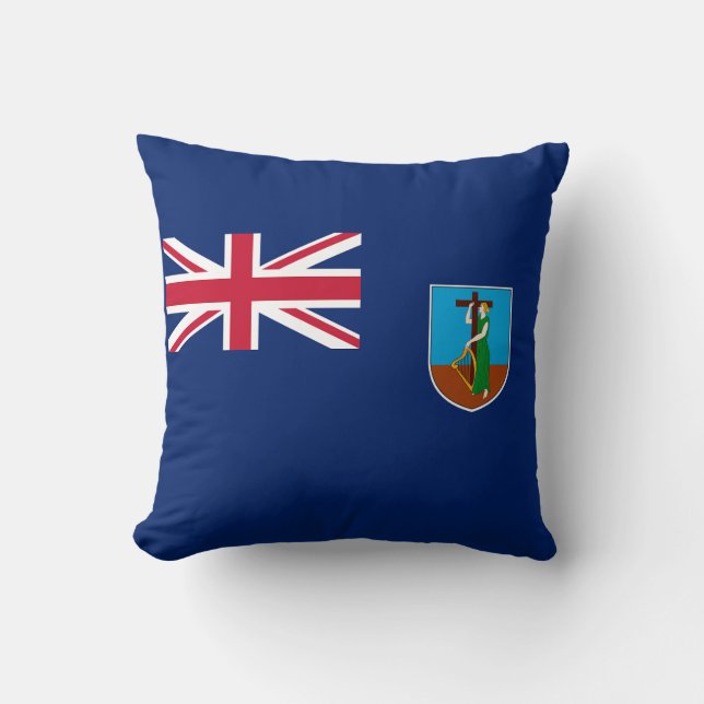 Montserrat Flag Cushion (Front)
