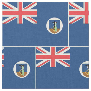 Montserrat Flag Fabric