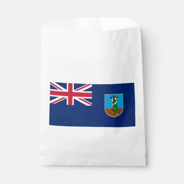 Montserrat Flag Favour Bag (Front)
