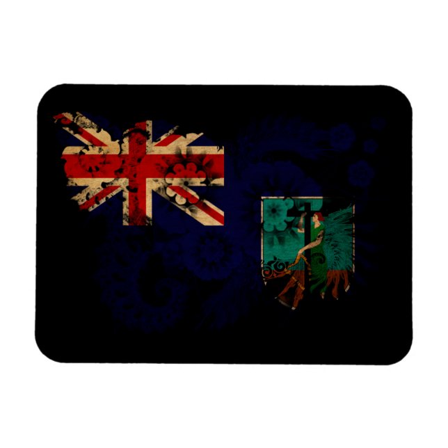 Montserrat Flag Magnet (Horizontal)