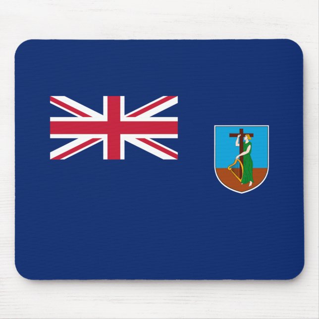 Montserrat Flag Mouse Pad (Front)