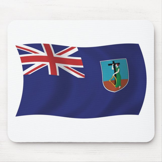 Montserrat Flag Mousepad (Front)