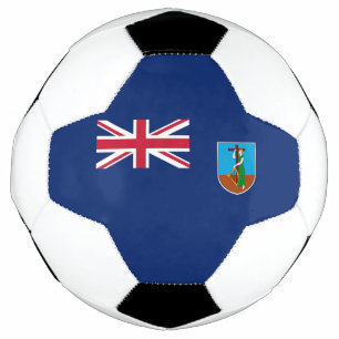 Montserrat Flag Soccer Ball