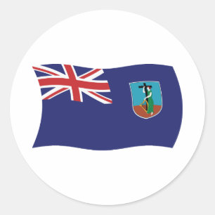 Montserrat Flag Sticker