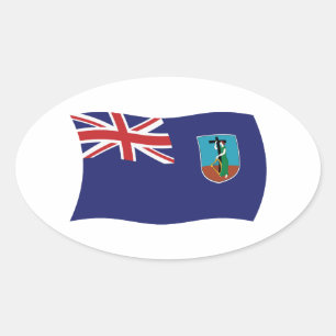 Montserrat Flag Sticker