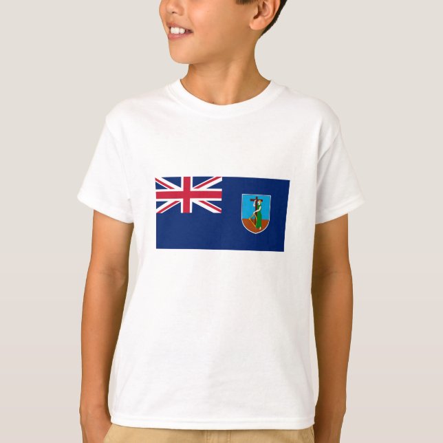 Montserrat Flag T-Shirt (Front)