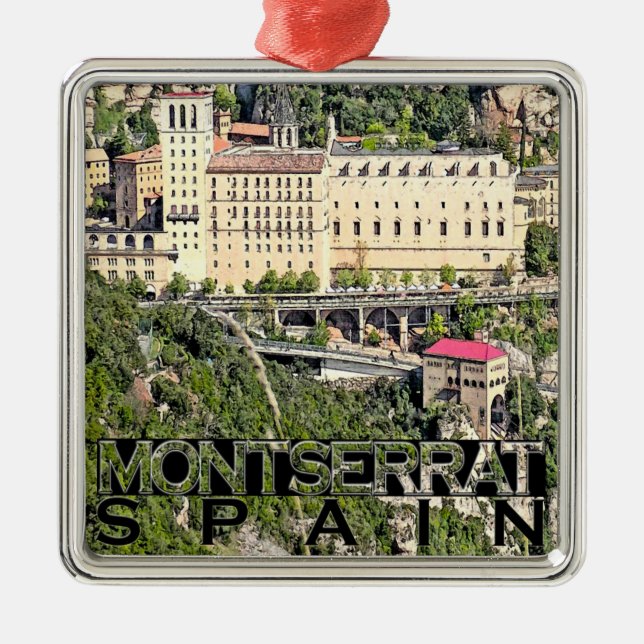 Montserrat Metal Tree Decoration (Front)