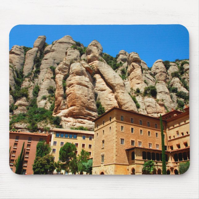 Montserrat Monastery, Catalonia, Spain Mouse Pad (Front)