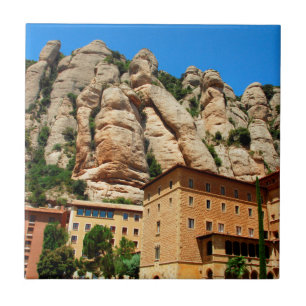 Montserrat Monastery, Catalonia, Spain Tile