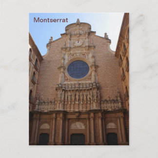 Montserrat monastery postcard