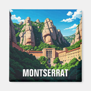 Montserrat Spain Magnet