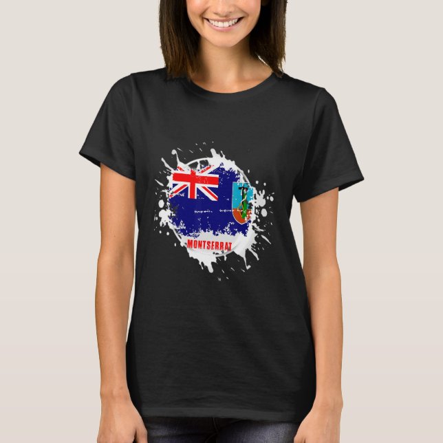 Montserrat Splash T-Shirt (Front)