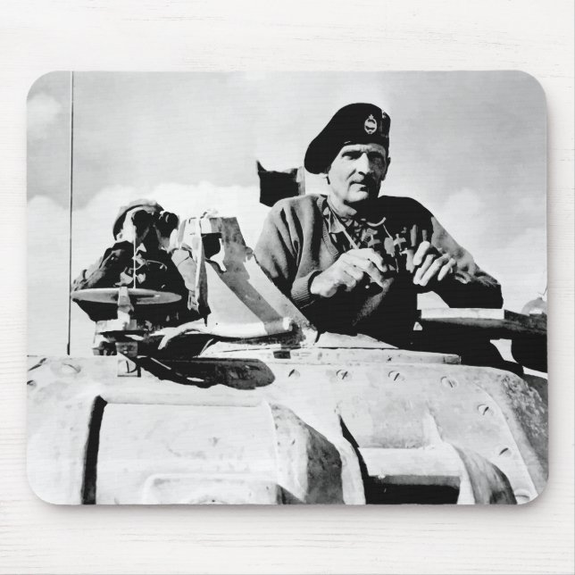 Monty In A Tank Mouse Pad (Front)