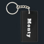 Monty Key Ring<br><div class="desc">Keychain named Monty - the name can be changed</div>