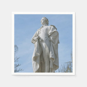 Monument of Johann Wolfgang von Goethe in Berlin Napkin