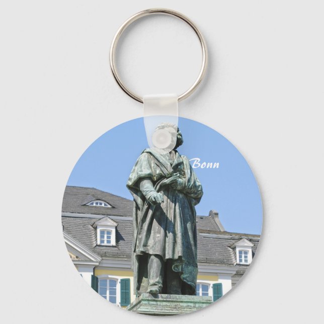 Monument of Ludwig van Beethoven in Bonn Key Ring (Front)