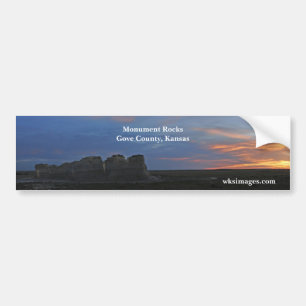 Monument Rocks Bumper Sticker