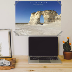 Monument Rocks National Landmark Poster
