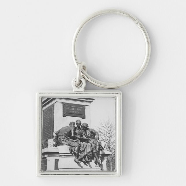 Monument to Alexandre Dumas Pere Key Ring (Front)