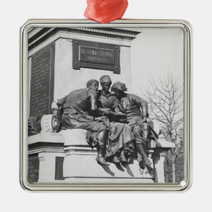 Monument to Alexandre Dumas Pere Metal Tree Decoration